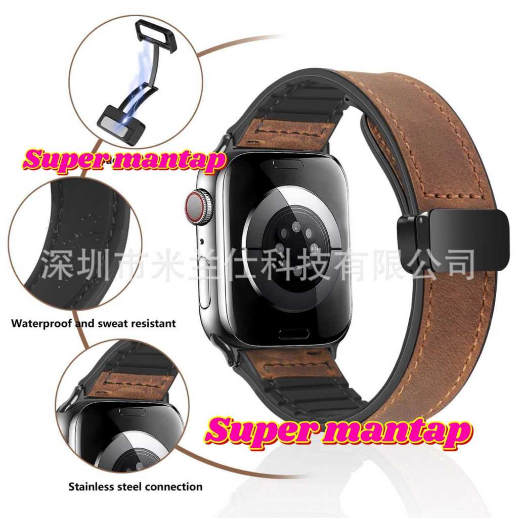 Strap Silicone Tali Magnetic Kulit Smartwatch Soundpeats Watch 1/Soundpeats Watch 3