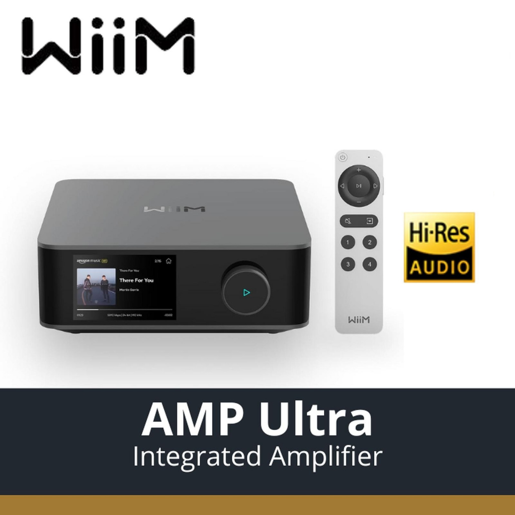 WiiM AMP Ultra Streaming Amplifier with Premium ESS ES9039Q2M DAC