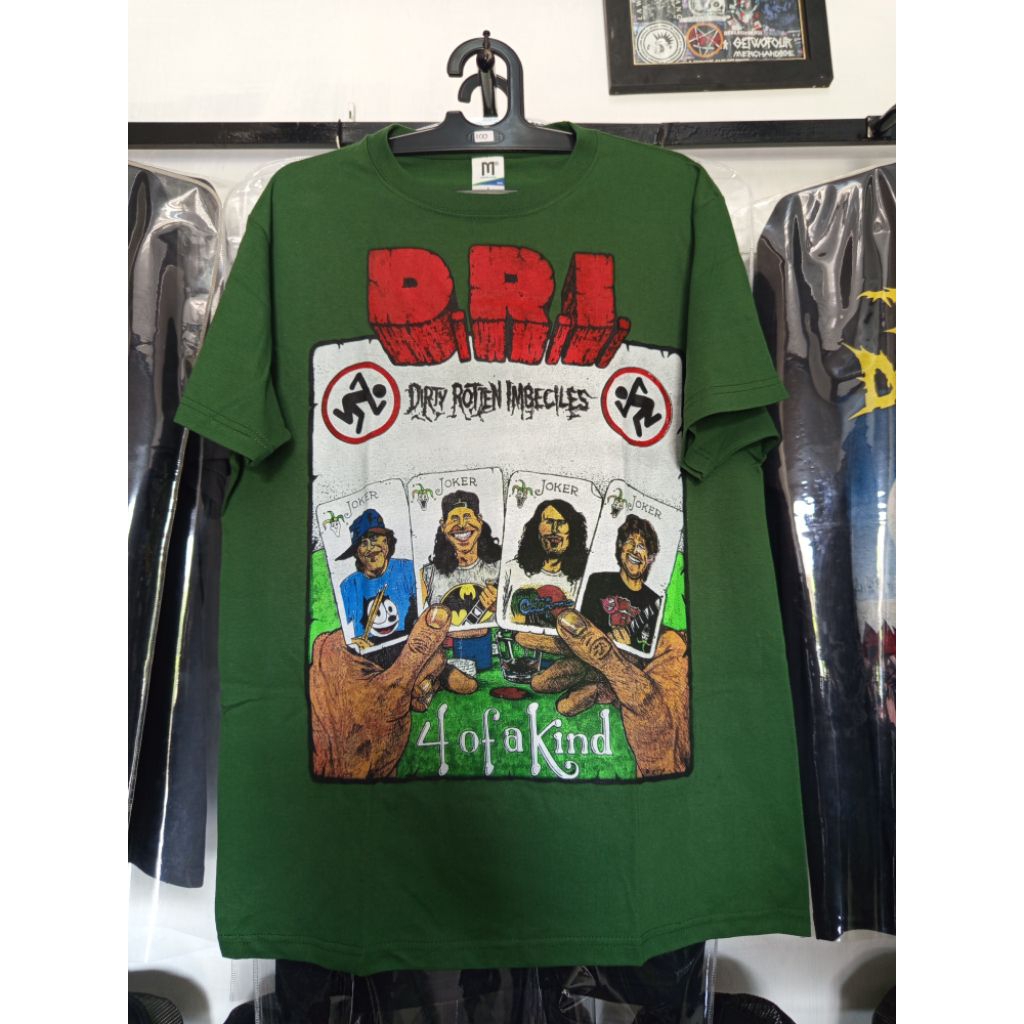 KAOS DRI-HIJAU (MERCHONS)