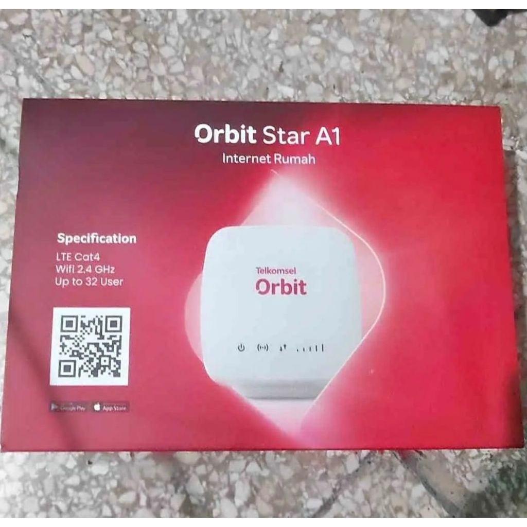 Router Wifi 4G LTE Orbit Star A1 Advan A10 Khusus Telkomsel Orbit As (Unit & Adaptor)