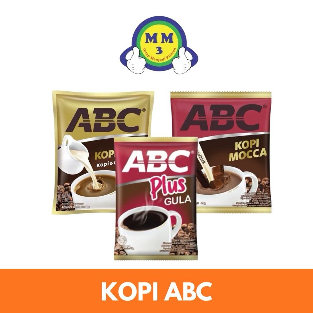 ABC KOPI MOCCA / KOPI ABC SUSU / KOPI ABC PLUS GULA 1RENCENG