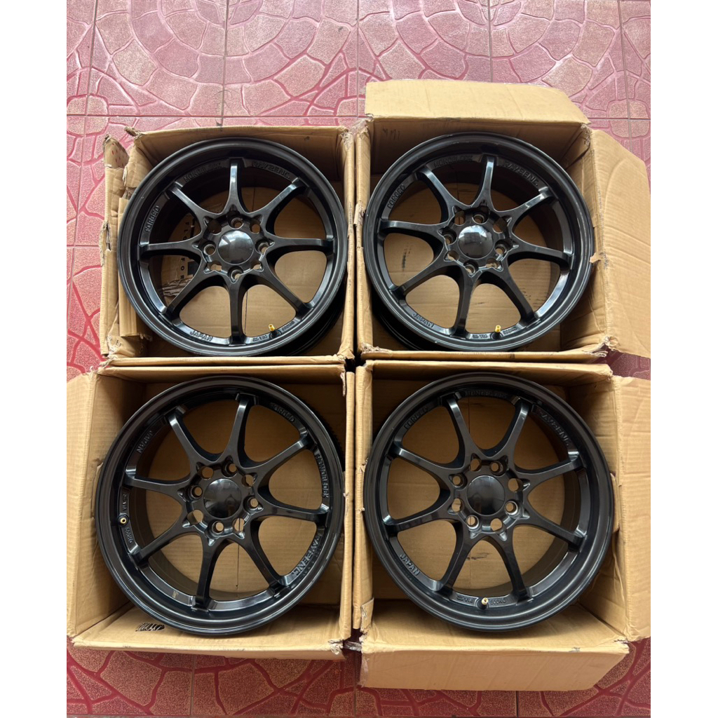 Velg CE28 8 Spoke R15 By JF Luxury Lebar 6.5 ET 44 - 40 Pcd 4x100