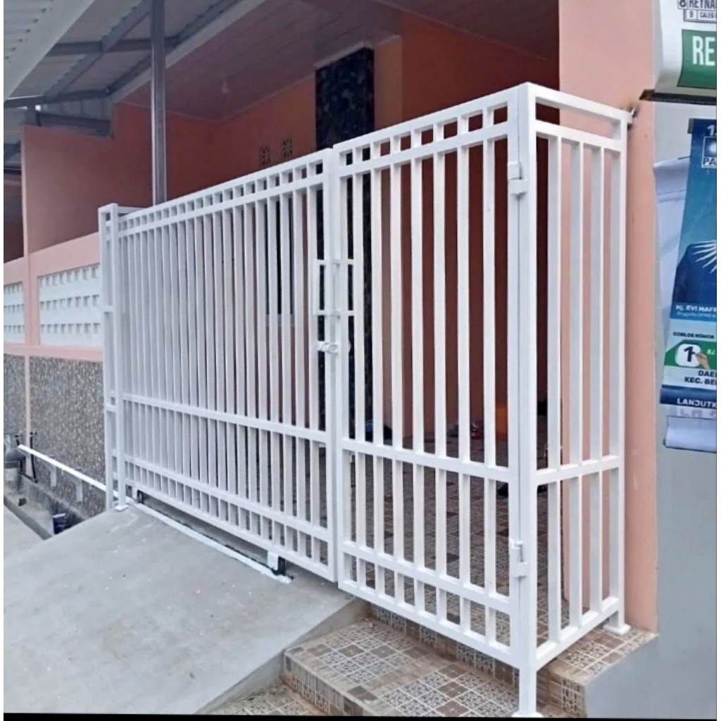 pagar dorong minimalis