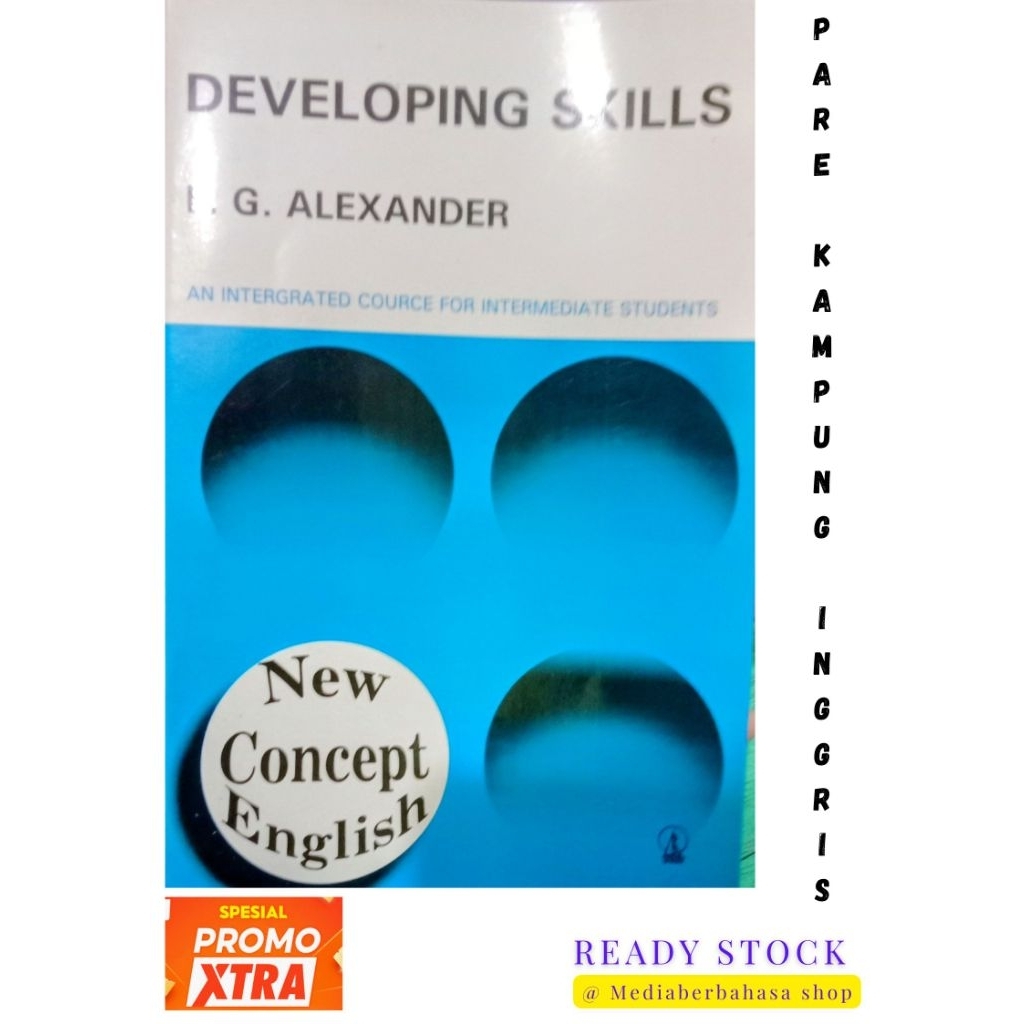 Buku NEW CONCEPT ENGLISH Kampung Inggris DEVELOPING SKILL VERSI BIRU