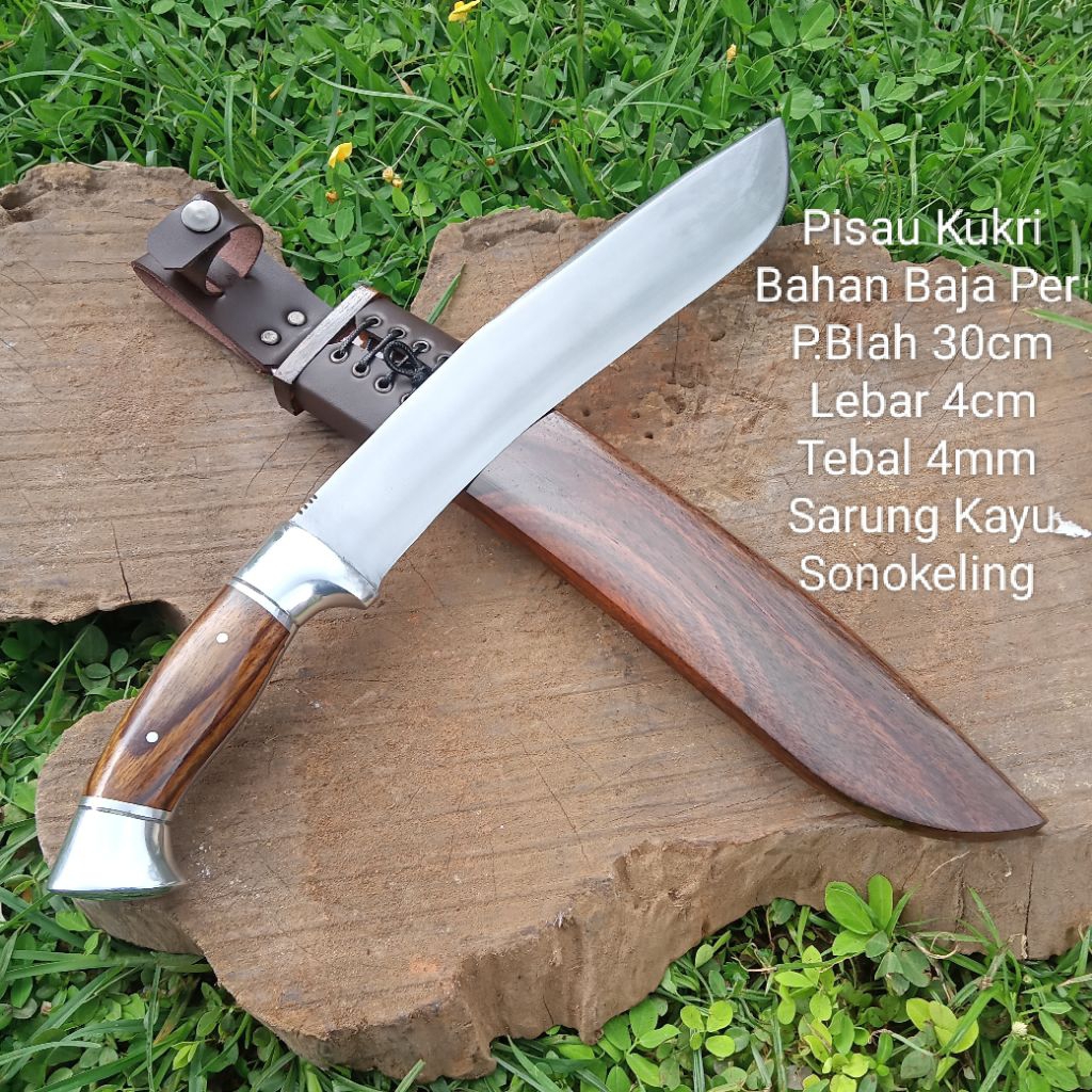 Pisau Kukri Full Tang Pisau Sembelih Kukri By DR KNIVES Pisau Sembelih Baja Per Cor Duralium