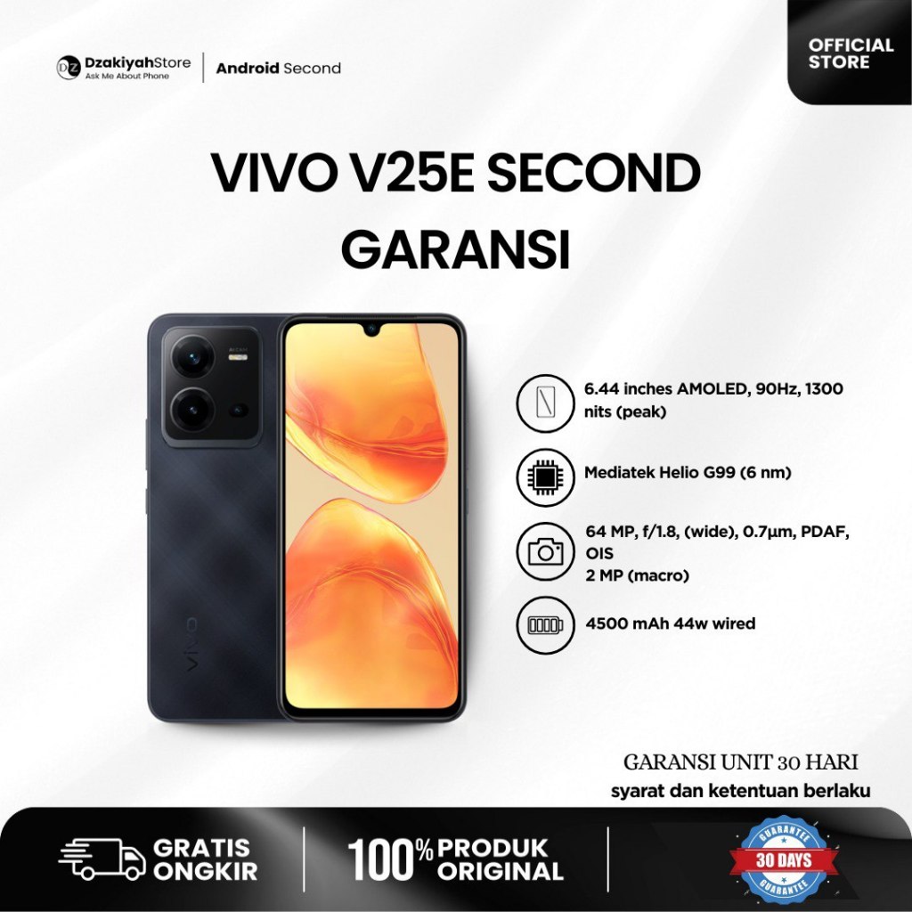 VIVO V25E Second Unit Only GARANSI