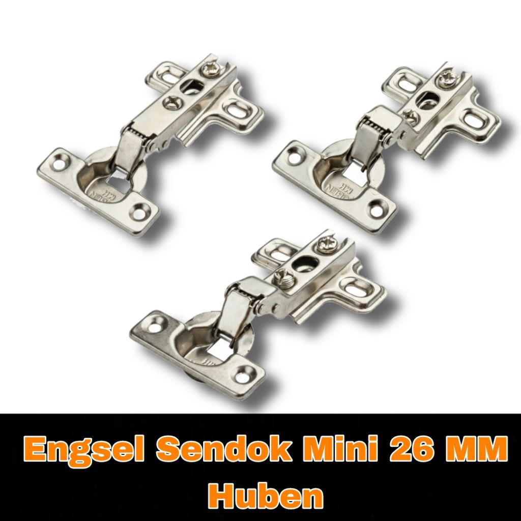 Engsel Sendok Mini 26 MM Huben MH Engsel Lemari