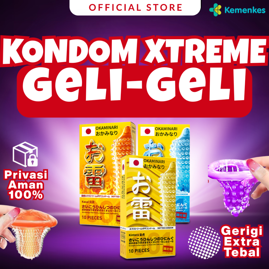 Condom Dotted 001 - Kondom Bergerigi 001 Kualitas Premium