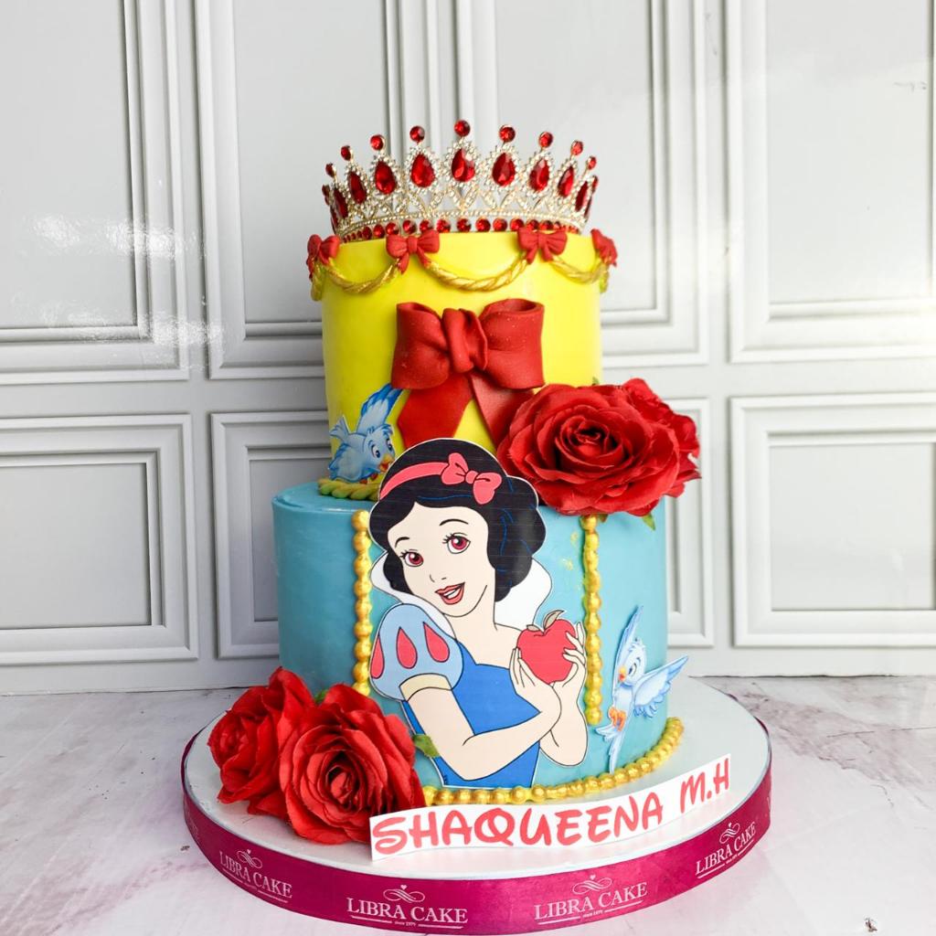Kue Ulang Tahun/Birthday Cake/Kue Ultah Tema Snow white/kue princess/princess cake