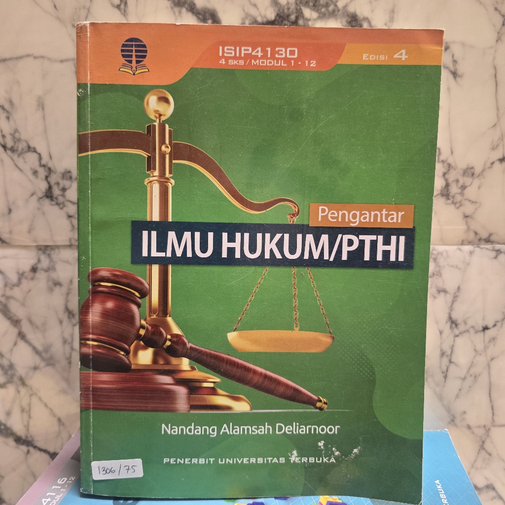 BUKU UNIVERSITAS TERBUKA - ILMU HUKUM /PTHI EDISI 4