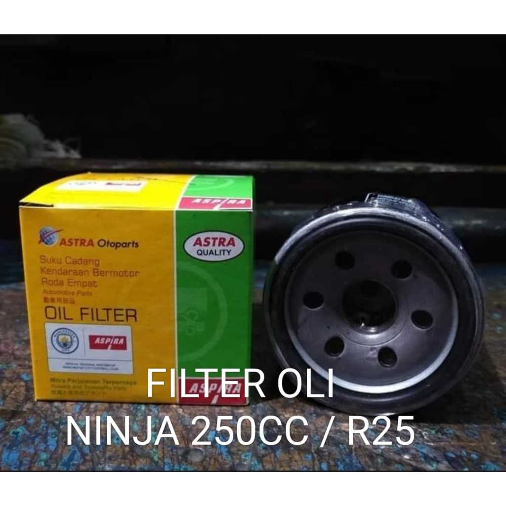 Filter oli motor Ninja 250 Merk Aspira PT ASTRA Otoparts ASLI ORIGINAL