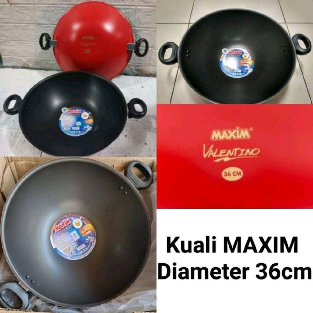kuali penggorengan kuali Maxim diameter 36cm