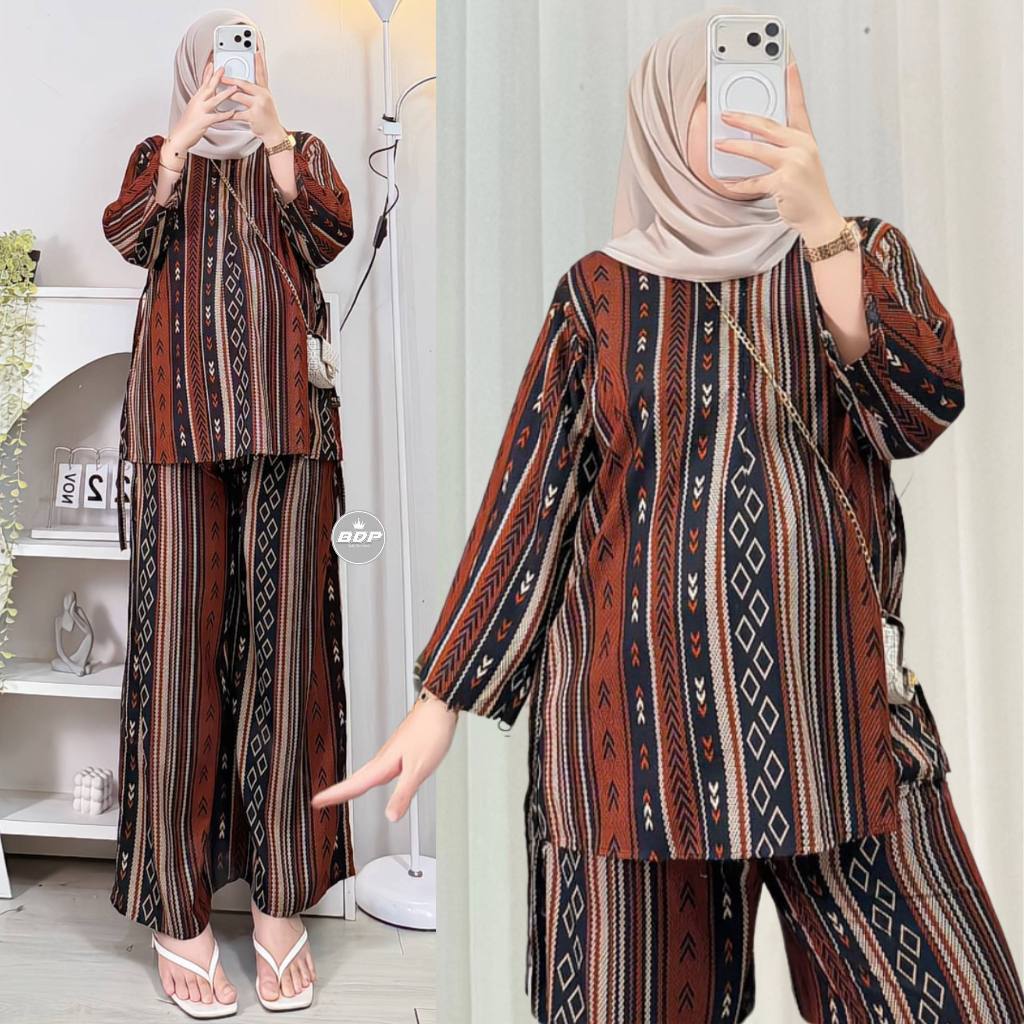 Candice Boutique - Setelan Piyama Baju Tidur | Piyama Resleting Depan | One Set Rayon