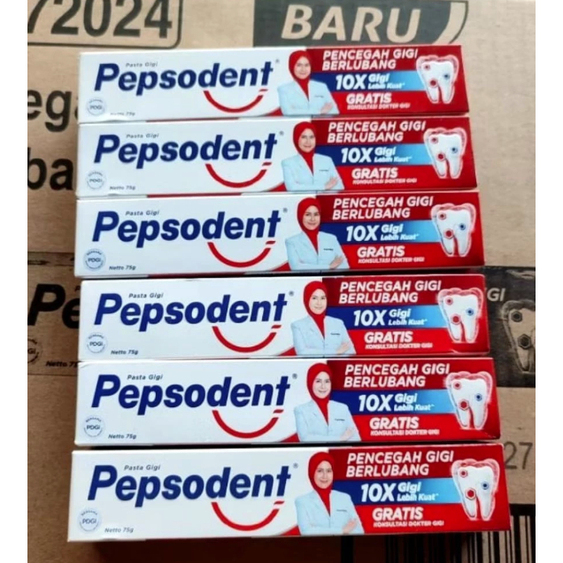 Pepsodent 72gr/75gr 1 lusin | pepsodent 75gr 1 pack