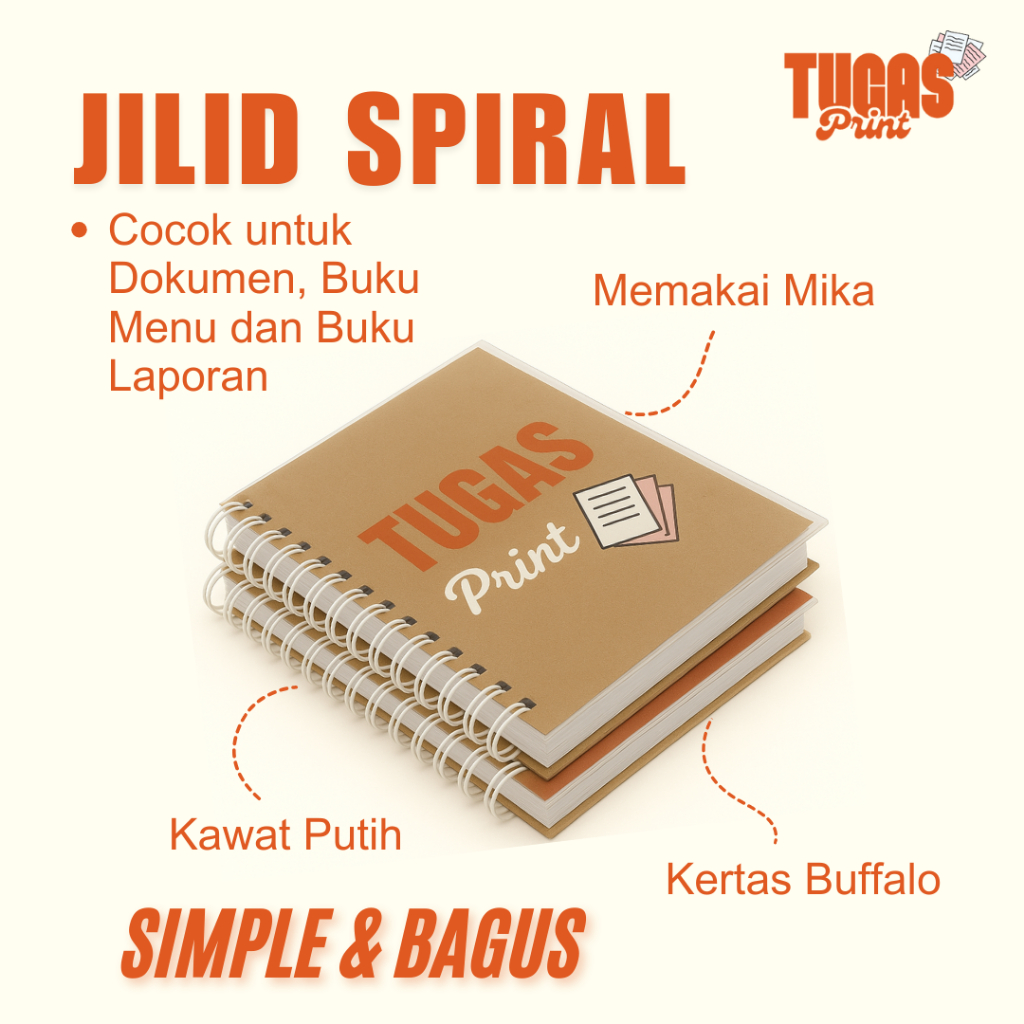 Jilid Spiral / Jilid Kawat / Kawat Spiral