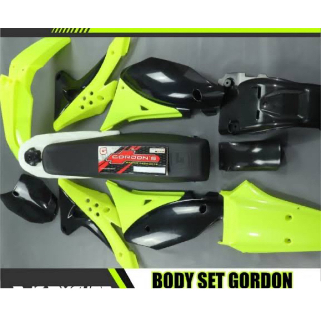 BODY KLX 150 MERK GORDON FULL SET LENGKAP ORIGINAL