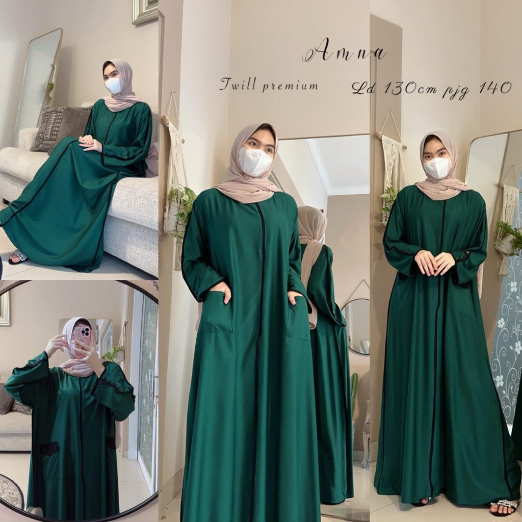 GAMIS PREMIUM TWILL AMNA BY FAIRUZ