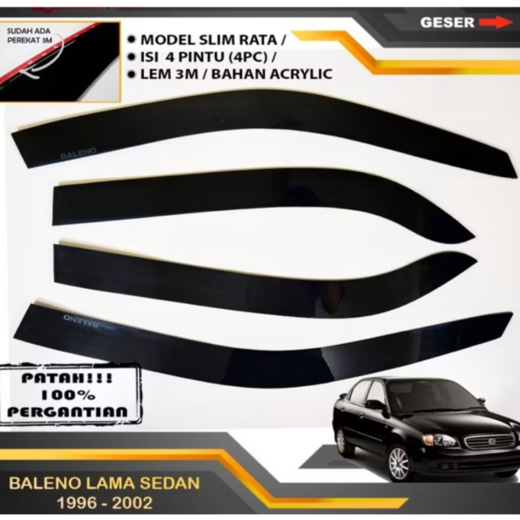 talang air mobil Baleno.1995_2004