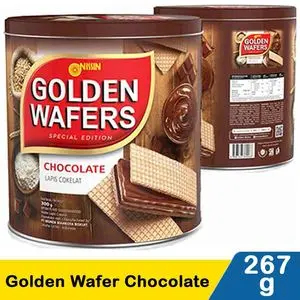 Nissin Golden Wafer Chocolate Kaleng / Nissin Wafer Kaleng
