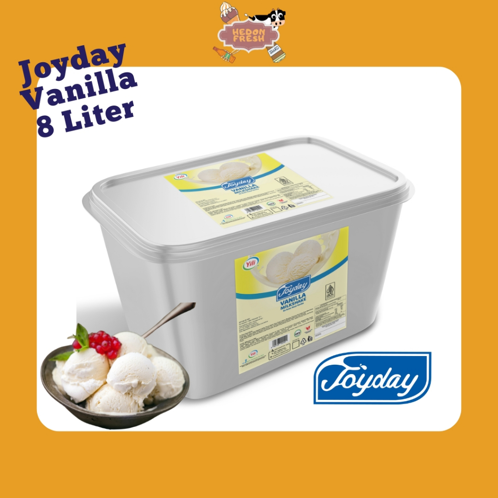 Ice Cream Joyday Vanilla 8 Liter