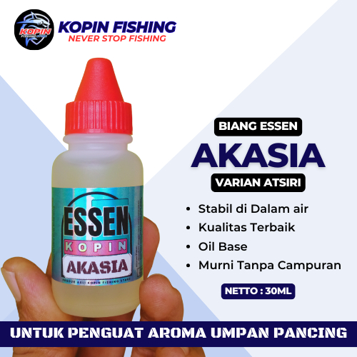 Biang Essen Akasia - Essen Biang Atsiri Kopin Untuk Penguat Aroma Umpan Pancing 30ml