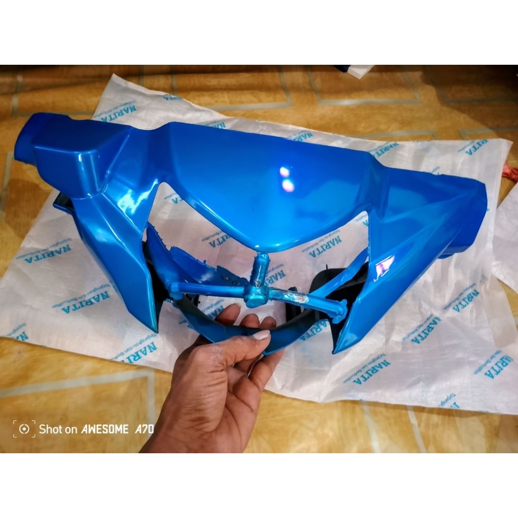 Batok Lampu Depan Vega ZR Totok Kepala Yamaha Vega ZR Biru