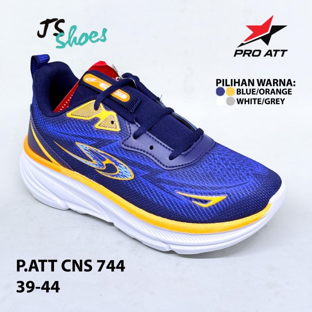 PRO ATT CNS 744 - SEPATU SNEAKERS TALI PRIA DEWASA MERK PRO ATT ORIGINAL