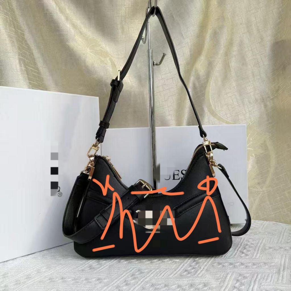 Kingsbaggirlstorie II Tas Selempang Wanita 712G25ES Dea Top Zipp Shoulder bag baham Kulit Sintetis B