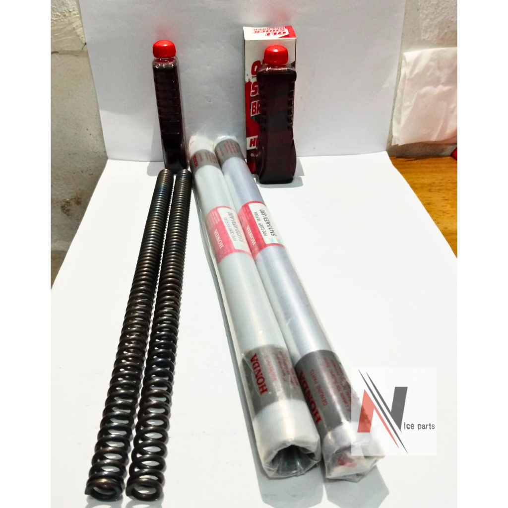 AS SHOCK SUPRA X SOK DEPAN HONDA KEV + OLI