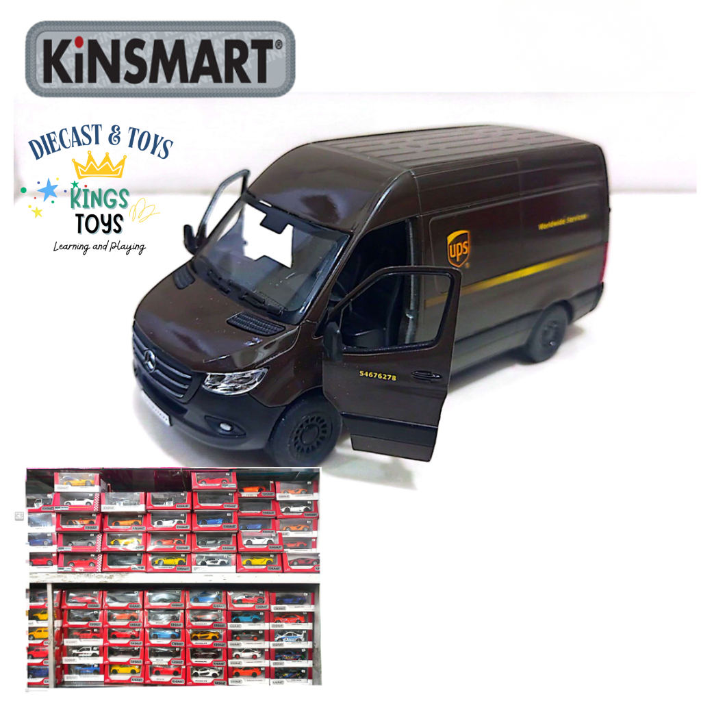 Diecast Kinsmart Mercedes Benz Sprinter Ups Edition army