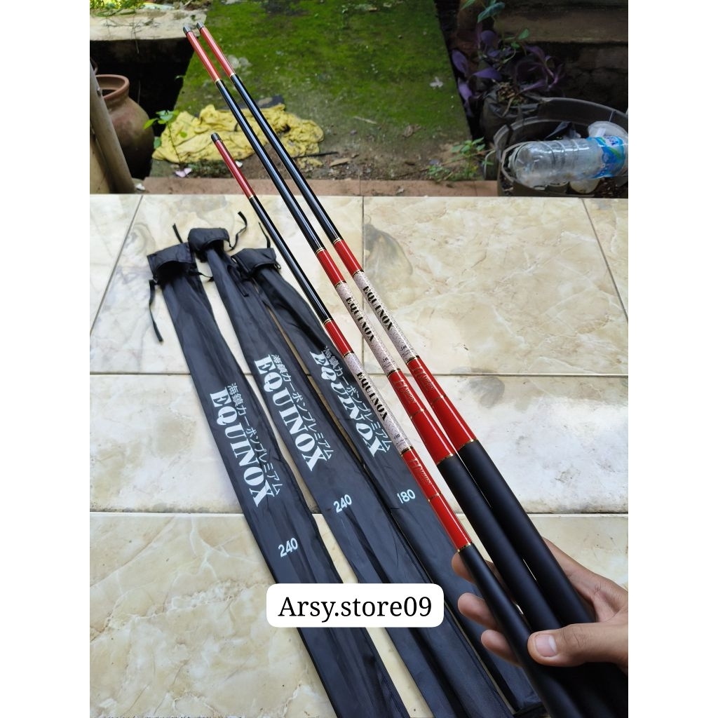 tegek carbon kaku equinox ukuran 180 240