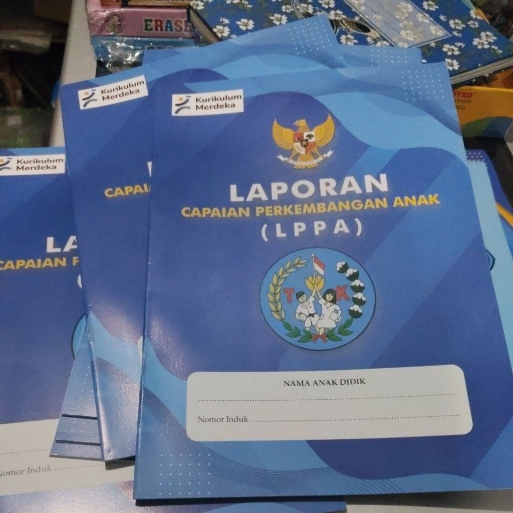 Buku Raport TK /PAUD Kurikulum Merdeka Terbaru 2025 Isi Umum Besar Ukuran B5