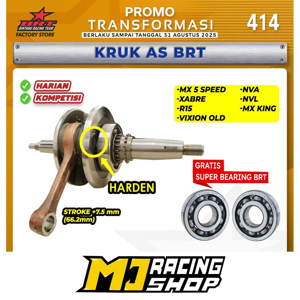 KRUK AS BRT MX KING / VIXION OLD NEW / XABRE / R15 / WR155 / XSR155 / MT15 / JUPITER MX 135 / NVA / 