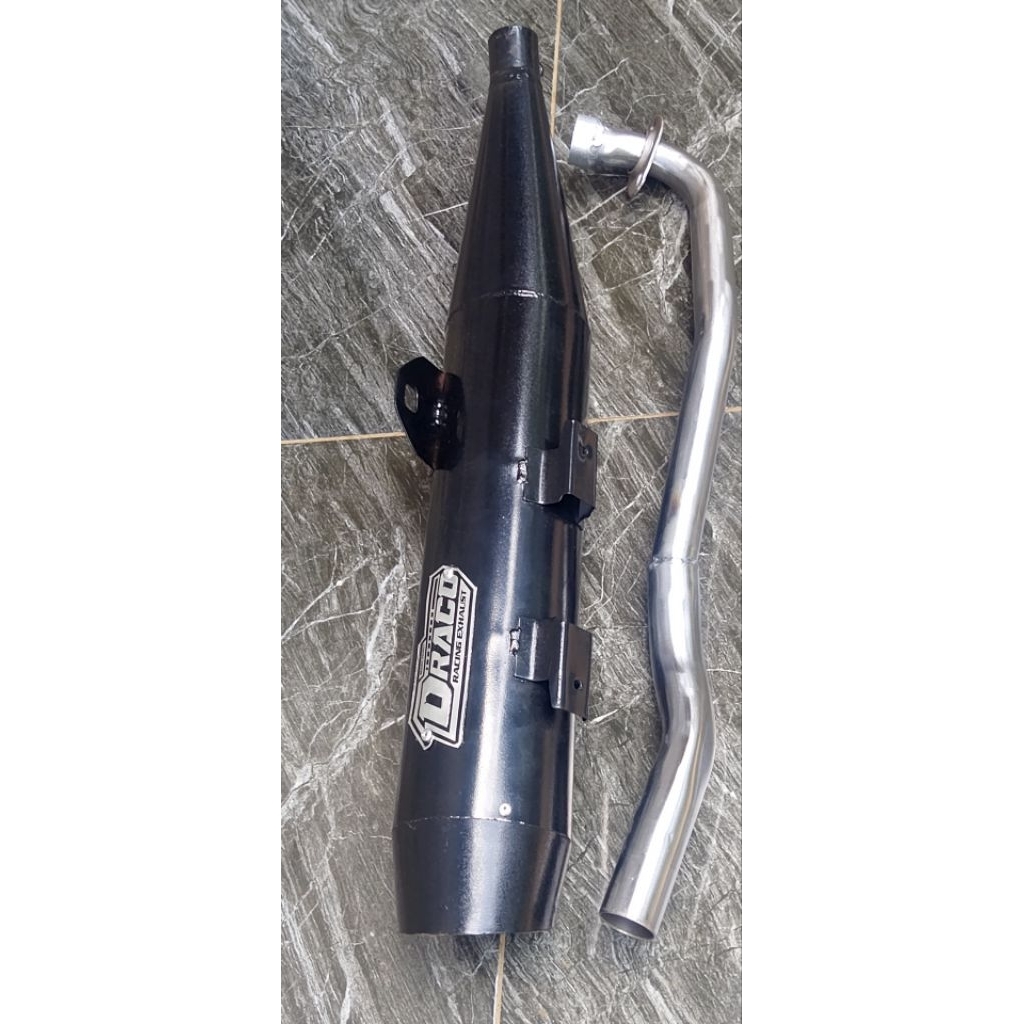 knalpot tusugigi setandar racing draco buat motor Supra gran prima Honda 70 karisma Blade Vega Jupit