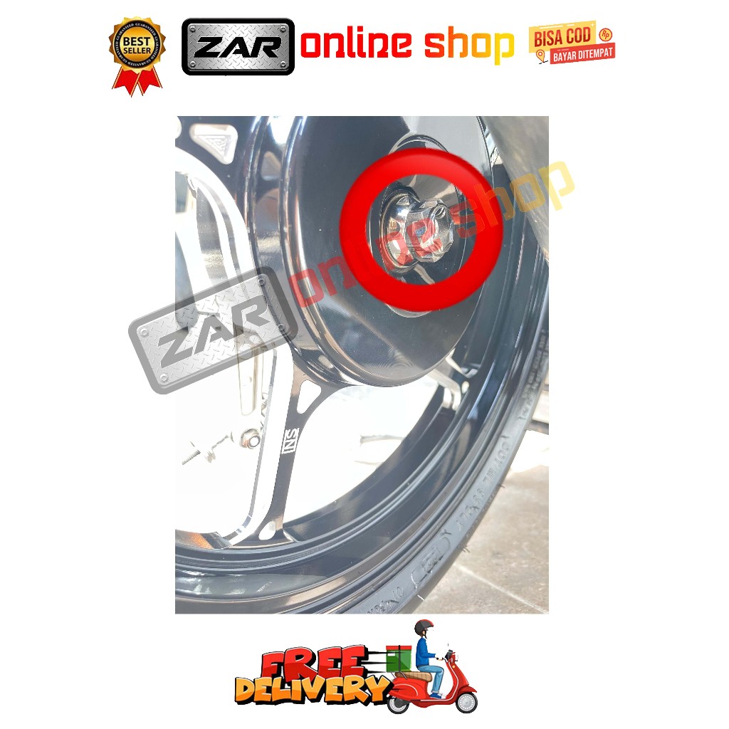 MUR RODA BELAKANG MODEL H-2 BEAT ESP NEW SCOOPY ESP NEW STREET TAHUN 2015 - 2021 CBS HONDA VELG PELG