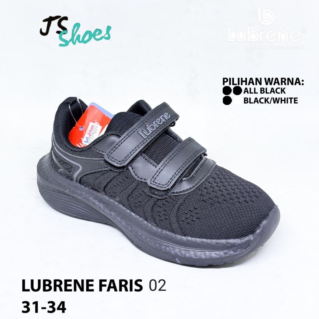 LUBRENE FARIS 02 - SEPATU SEKOLAH KRETEK ANAK MERK LUBRENE ORIGINAL