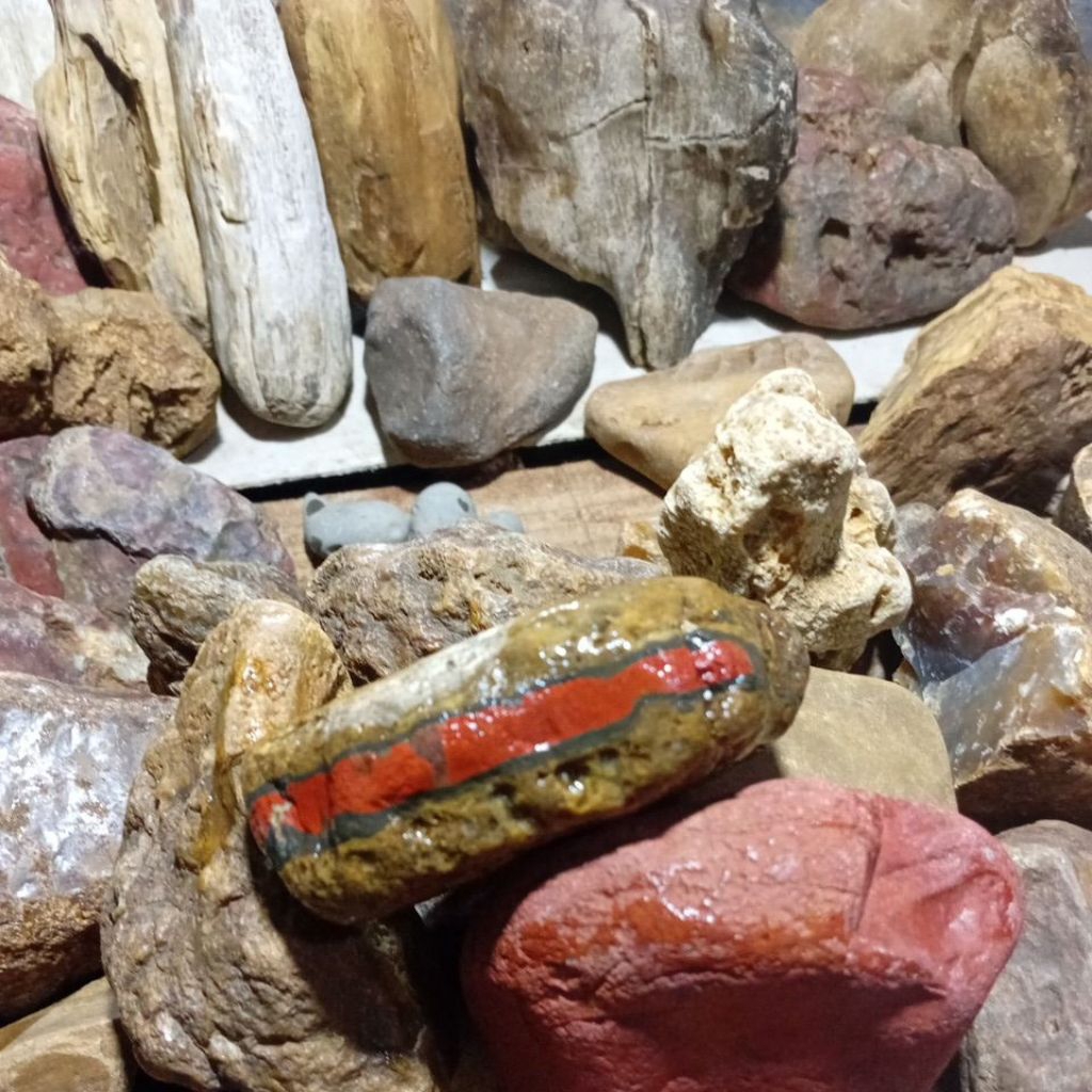 Bahan batu akik, bongkahan