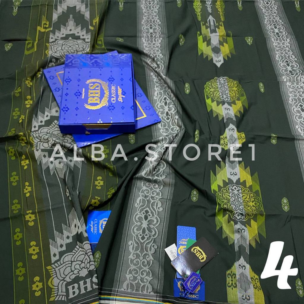 Sarung BHS CLASSIC Jacquard Songket JGL JGN JGO JGC JGE JSK BRL Gold Silver Original Official