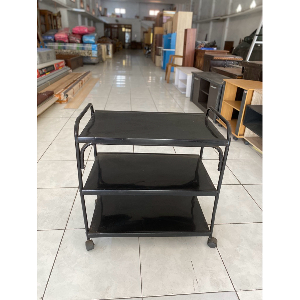 Rak TV besi tinggi 77cm/rak tv besi/rak tv besi warna hitam/rak tv serbaguna