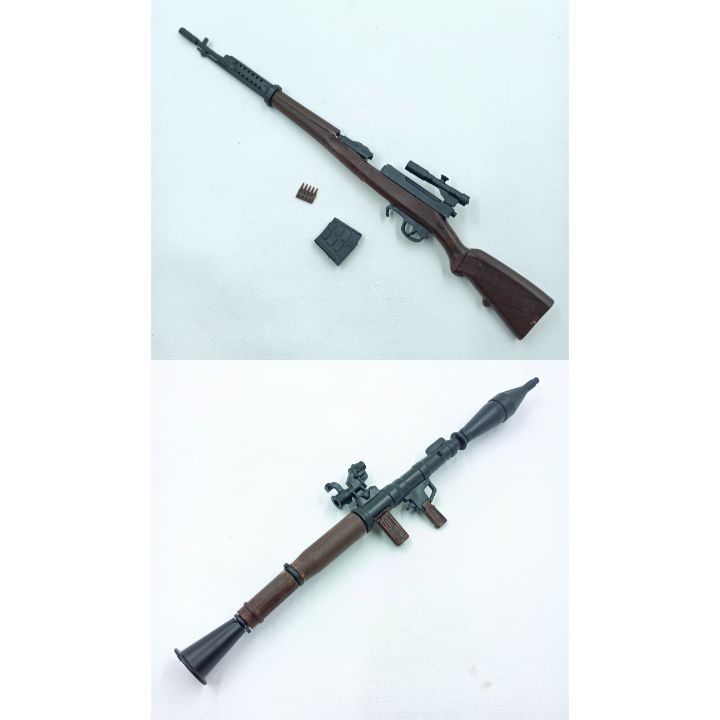 Skala 1:6 mainan miniature model RPG, SVT- 40, kar 98k merk 4d untuk pajangan, koleksi