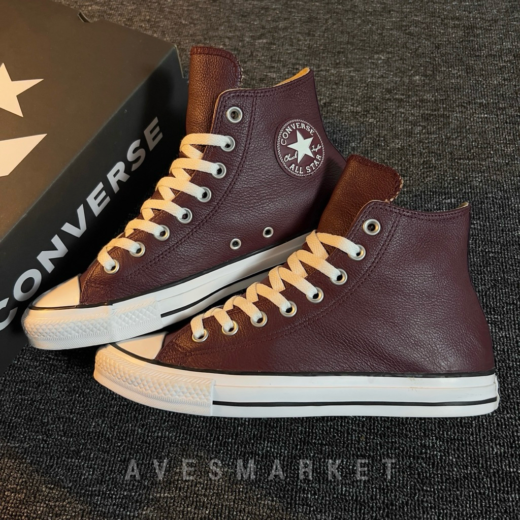 Converse CTAS Classic Red Burgundy Leather