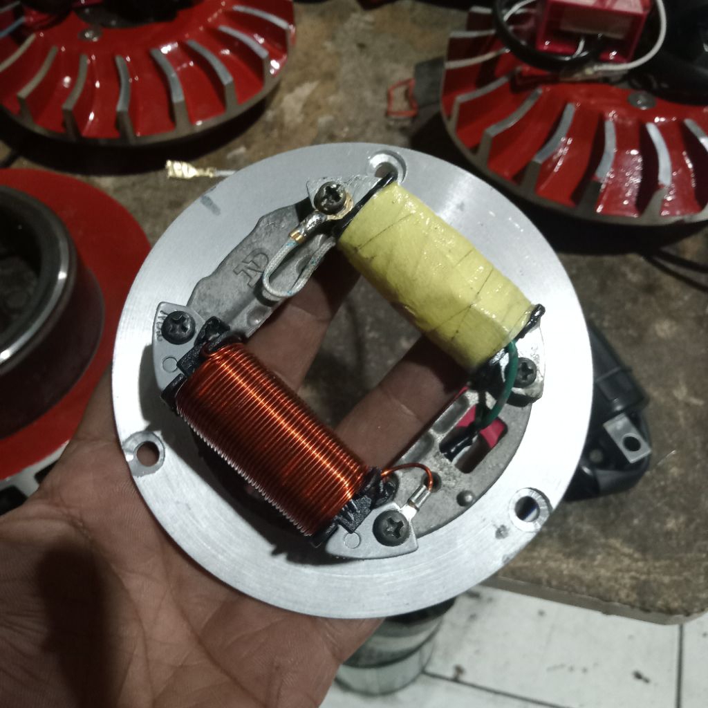 pengapian set abal-abal buat vespa as besar, kelengkapan magnet rc, nafur costum,cdi n koil pnp buat