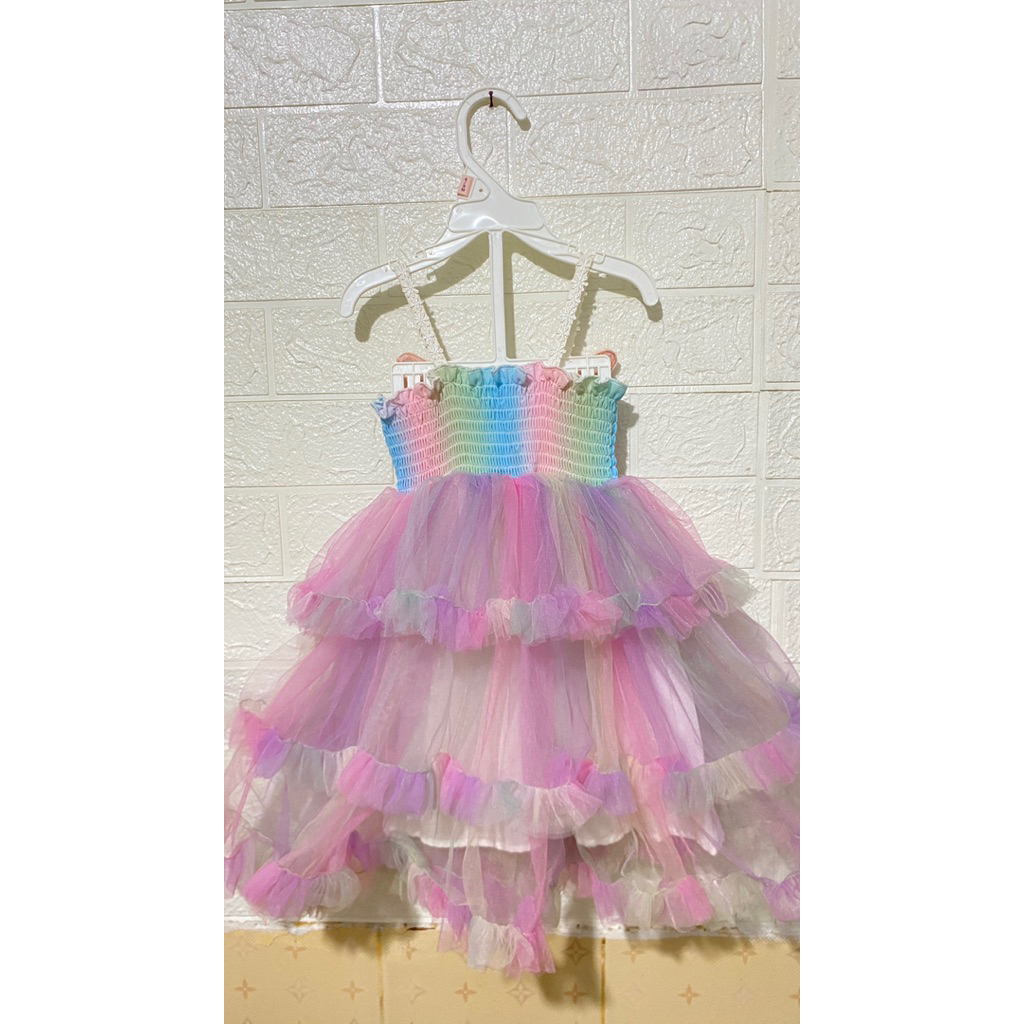 Dress Tutu Kupu Kupu Anak Perempuan 1-2 tahun