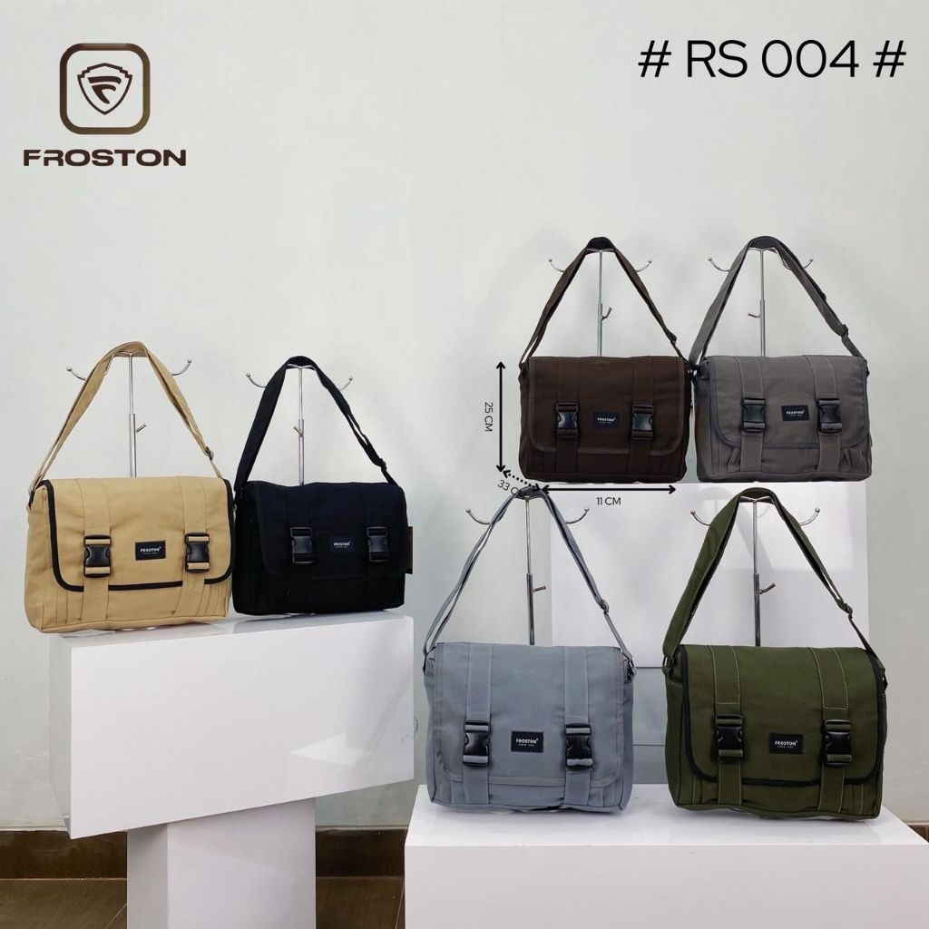 TAS SLEMPANG FROSTON TERBARU PRIA DAN WANITA SEKOLAH KULIAH KERJA