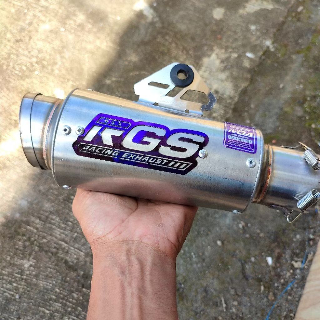 Knalpot racing CLD by RGS RACING for mio,beat,vario Jupiter vega crepten Astrea grand prima dll