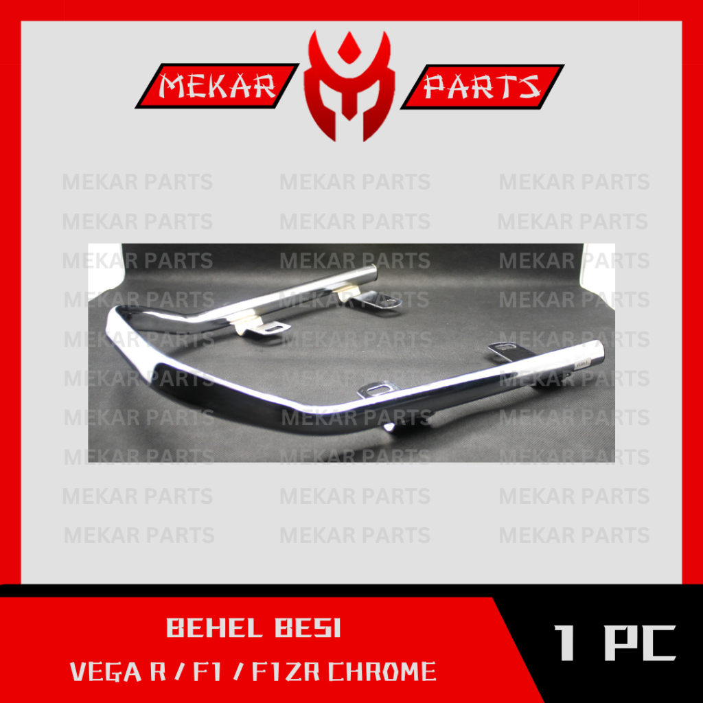 MEKAR-PARTS/BEHEL-BESI/PEGANGAN-TANGAN-BELAKANG-MOTOR/YAMAHA/VEGA-R/FI/F1ZR/CHROME/GRADE-ORI