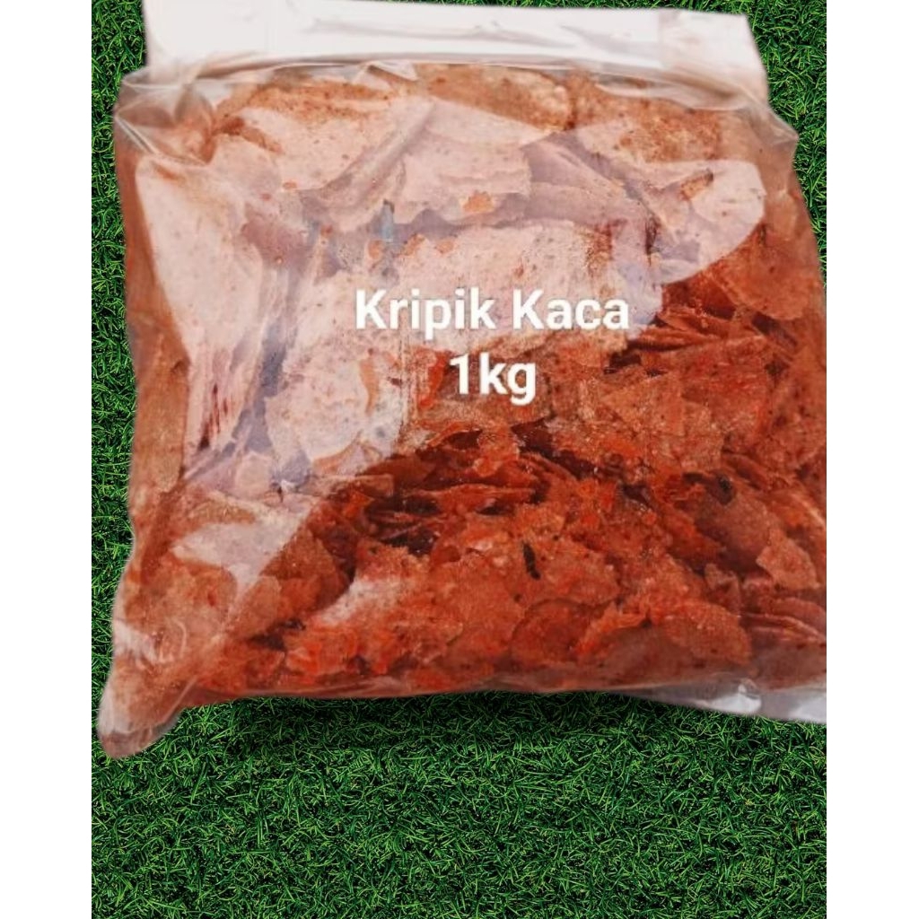 Kripik Kaca Pedas Daun Jeruk 1kg Kripik Pedas Kering