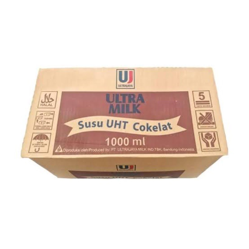 Susu Uht Ultra Milk 1 Liters 1 Dus Isi 12Pcs Tbk