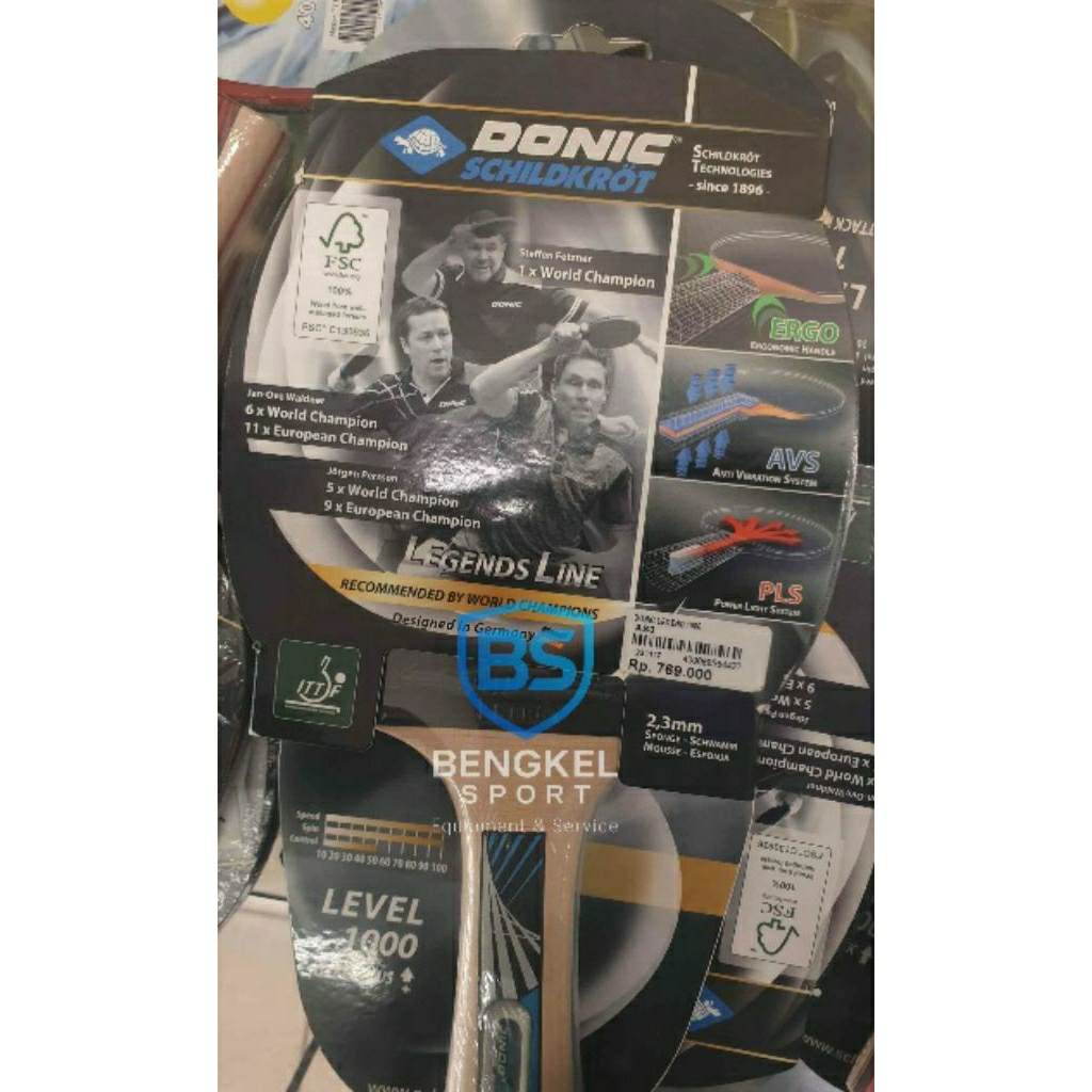 Bat Donic Schildkrot Legends Line 1000