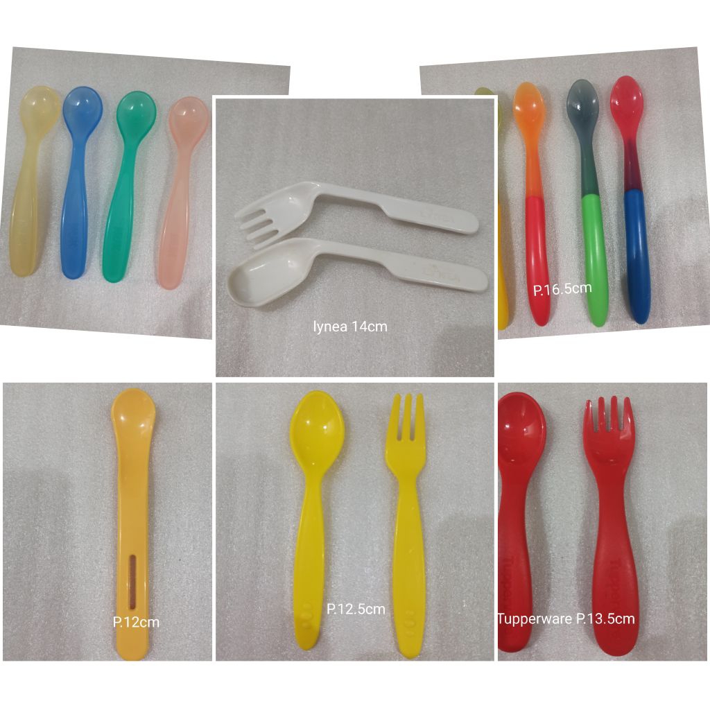 Preloved sendok makan bayi anak nuk,huki,tupperware